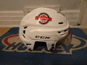 PRO STOCK CCM TACKS 710 TEAM USA HELMET # 22 SIZE MEDIUM W/ CCM HALF SHIELD