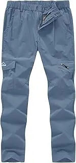 [YSENTO] Women's Hiking Pants Pockets Quick Dry Water Resistant UPF 50 Stretch Utility Work Cargo Pants Straight Leg