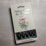 Press On Nails Malani Under the Mistletoe Christmas Holiday Winter Red Aspen
