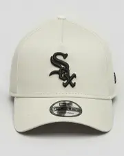 [New Era] New Era Men's Chicago White Sox 9Forty Aframe Snapback Cap in Stone One Size Stone