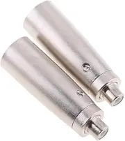 JWQFBC XLR Male Female Adapter for Microphone Connectors Amplifier