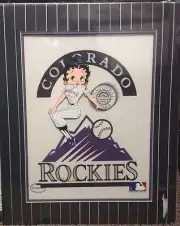 Betty Boop "Hey-Batter-Batter" - Colorado Rockies by G. Neyman LE Cel