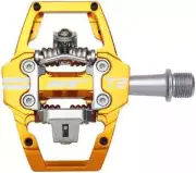 T2 Pedals - HT Components T2 Pedals - Dual Sided Clip with Platform-Gold