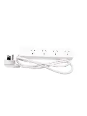 Beacon Lighting Lucci 4 Outlet Power Board in White