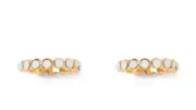 Banana Republic Women's Metallic Round Opal Stone Ring Sz 5 NWT48