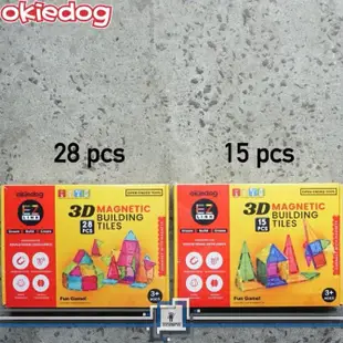 Okiedog EZLINK 磁性建築瓷磚 EZ Link 玩具磁鐵玩具