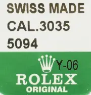 ROLEX FACTORY NEW SEALED DATE WHEEL MOUNTED 3035 5094