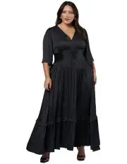 [Pink Dusk] Work It Maxi Dress in Black
