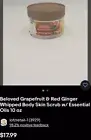 Beloved Grapefruit & Red Ginger Whipped Body Skin Scrub w/ Essential Oils Rare!!