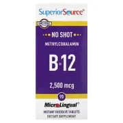 Superior Source, Methylcobalamin B-12, 2,500 mcg, 90 Instant Dissolve Tablets