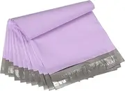 uxcell 15x12 Inch Poly Mailers, 100 Pcs Shipping Bags for Clothing with Self-Adhesive Seal Mailing Bags for Business Shipping Waterproof Envelopes Packing, Light Purple
