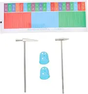 CIMAXIC Kalimba Scale Decal Kit 21 Notes Chord Stickers Non-slip Fretboard Covers for Learning Piano