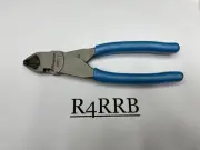 Snap-on Tools USA NEW PEARL BLUE Vinyl Grip 7" Diagonal Cutter Pliers 87ACFPB