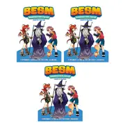 3x Japanime Games BESM Role Playing Game 4th Edition Character Folio Paperback