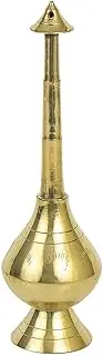 RSGM 9" Brass Gulab Pash, Holy Water Sprinkler for Puja, Traditional Rituals