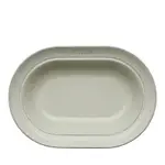Staub 10 Oval Serving Dish, White Truffle
