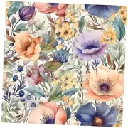 Vintage Wallpaper Peel and Stick Floral Removable Wall Paper
