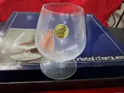 CRISTAL D'ARQUES COGNAC GLASSES. X 6