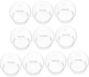 Didiseaon 10pcs Clear Water Globe Kit Transparent Snow Globe Making Supplies for Crafts Easy to Use and Clean for Christmas Decorations and Creative Projects