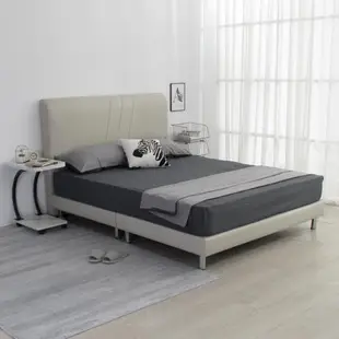 【IDEA】TANYA坦雅簡約3.5尺單人加大皮革床架/房間2件組(床頭+床底)