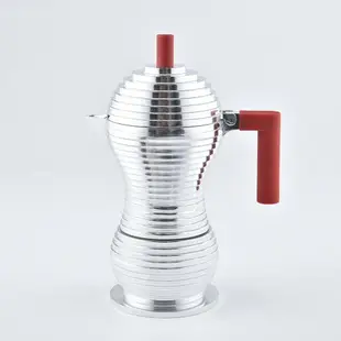 Alessi Pulcina 小雞義式摩卡壺 咖啡壺 6人份 紅手把【$199超取免運】