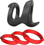 3 in1 Silicone Cock Rings Ball 4 pcs Silicone Penis Ring U Model Cock Rings for Men Silicone Multipurpose Testicle Toys Soft Silicone Cock Rings for Male Sex Toys