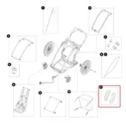 Thule Shoulder Pad Set Shoulder Pads for Chariot Cross Sports 2