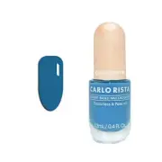 Carlo Rista Lacquer Water-Based Peel Off Odourless AU SeaBlue Nail Polish
