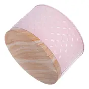 Large Cookie Tins with Lids Round Cookie Tin with Lid Family Holiday Party Pink 13.50X13.50X8.30CM Storage 1Pack