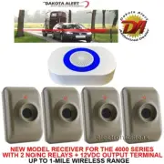 DAKOTA ALERT DCMA-4K PLUS WIRELESS ALARM+RELAYS+12V OUTPUT 4 SENSORS