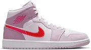 [Nike] Jordan 1 Mid Women Iris Whisper/Siren Red DR0174-500 7.5