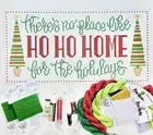 Alice Peterson hand painted needlepoint canvas KIT Ho Ho Home for Holidays xmas