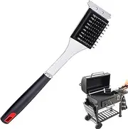 Outdoor Grill Brush | Barbecue Brush for Grill Cleaning - Stainless Steel Scrubber and Scraper, Cookout Tool, Cleanup Tools for Camping Picnic