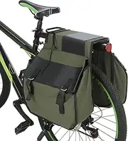 zolyet Bike Rear Seat Bag ycle Trunk Bag Cycling Rear Rack Pannier Bag Army Green,Army Green