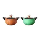 Pressure Stew Pot Rice Cooking Steamer Slow Cooker for Induction Parties Gas