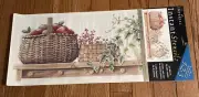 Imperial Instant Stencils Apple Basket Large 8”x18” No Paint Rub On USA Made