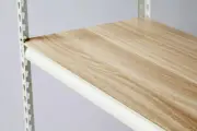 Shelving - 5 levels with Reversible (White or Timber) laminated decks - White