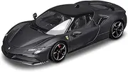 Die-cast Alloy 1:24 for Ferrari SF90 STRADALE Simulation Car Model Luxury Classic Sports Car Miniature Vehicle Model Collection Miniature Vehicle(Black)