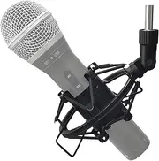 Microphone Shock Mount Mic Holder - Mic Clip Holder Mount for Diameter 28mm-32mm Vocal Dynamic Microphone Like ATR2100-USB AT2005-USB Samson Q2U Behringer Xm8500 Shure SM58-LC Shure PGA48 etc.