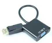 DisplayPort (Male) to VGA (Female) Adapter Cable White Gold Plated