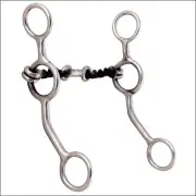 5" Hilason Stainless Steel Horse Curb Bit Sweet Iron Snaffle Mouth