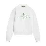 [Jacquemus] Jacquemus La Maille Venice Sweatshirt XL WHITE/GREEN
