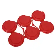 Home Brew Ohio 6 Pack Beer CAN Holder Red Standard Six-pak Can Carrier (4 Count)