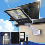 990000000LM 3500W Lampara Foco Solar De Calle Alumbrada Para Exterior Con Sensor