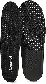 riemot Women's Shoe Insoles, Breathable Honeycomb Design Sport Shoe Insoles with Arch Support Cushioning Shoe Inserts Replacement Innersoles for Water Shoes Sneakers Work Shoes Black US 9/ EU 40