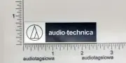 Audio-Technica Badge Silver Aluminum Custom Made - Black Version