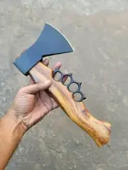 Custom Handmade Carbon Steel Viking Axe Head Camping , Survival Bushcraft Axe