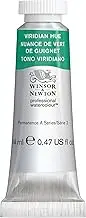 Winsor & Newton 0105696 Professional Watercolour Paint, Colours, Viridian Hue, Watercolour Paint, 14 ml Tube