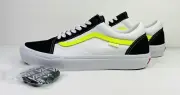 Vans Skate Old Skool Neon True White Yellow Men's Size 12 BRAND NEW
