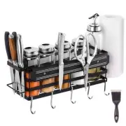 Grill Griddle Caddy, Space Saving Griddle Caddy for 17"-36" Griddles,BBQ Acce...